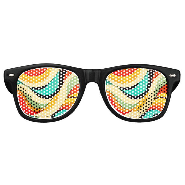 Gafas De Fiesta Retro Naranja y amigos (Anverso)