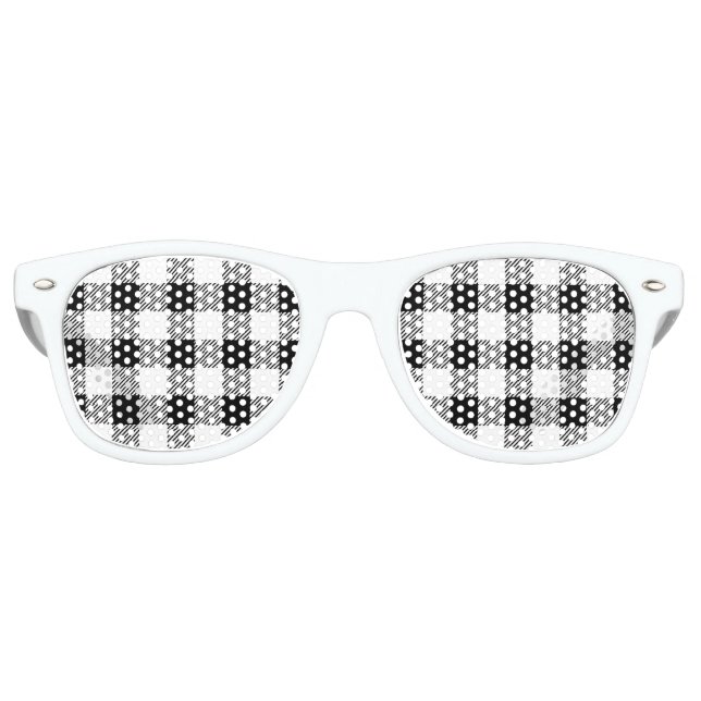 Gafas De Fiesta Retro Navidades patrón clásico de prueba de búfalo patró (Anverso)