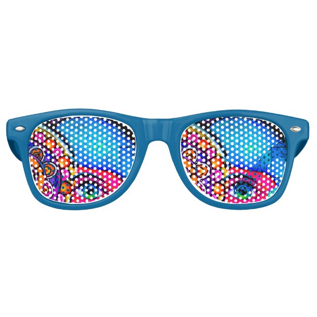 Gafas De Fiesta Retro Neon Grafitti (Anverso)