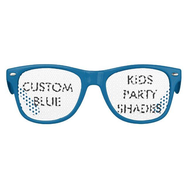 Gafas De Fiesta Retro Niños personalizados personalizados tonos de Fiest (Anverso)