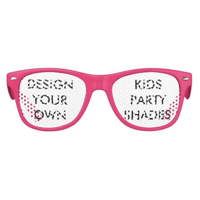 Gafas De Fiesta Retro Niños personalizados personalizados tonos Fiestas  (Anverso)