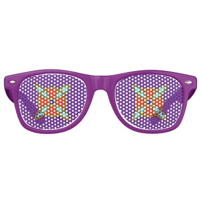 Gafas De Fiesta Retro Nordic Protection from Witchcraft or Witch's Knot (Anverso)