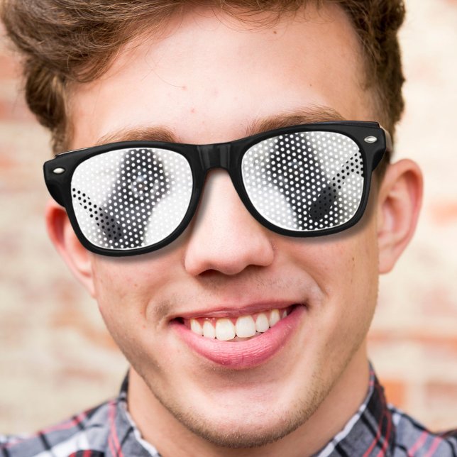 Gafas De Fiesta Retro novedad ojos de panda graciosos (novelty funny panda eyes retro sunglasses)