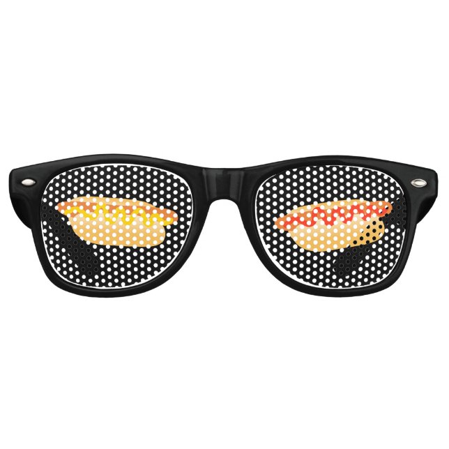 Gafas De Fiesta Retro Novedad Perro caliente Fiesta negro (Anverso)