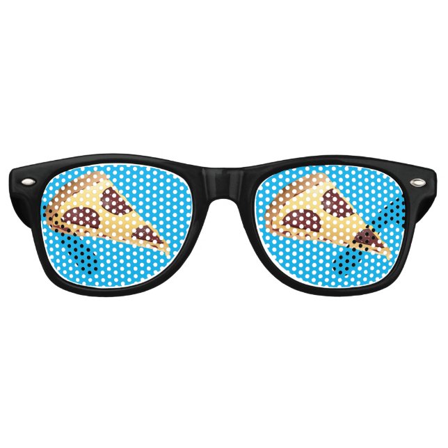 Gafas De Fiesta Retro Novedad PIZZA FUNNY SOMBRILLA SOMBRAS (Anverso)