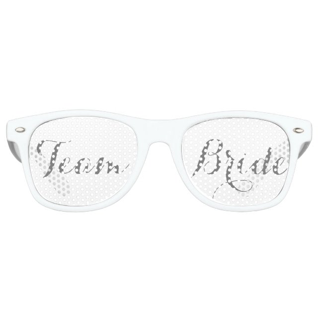 Gafas De Fiesta Retro Novia blanca (Anverso)