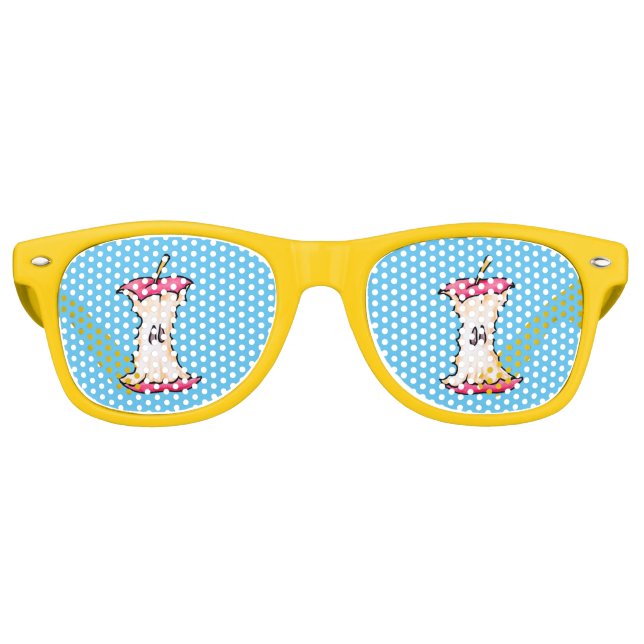 Gafas De Fiesta Retro núcleo de Apple (Anverso)
