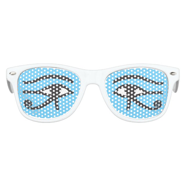 GAFAS DE FIESTA RETRO NUESTROS OJOS ILLUMINATI. OJOS ENIGMÁTICOS. (Anverso)