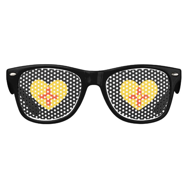 Gafas De Fiesta Retro NUEVO DISEÑO CARDÍACO DE MÉXICO - .png (Anverso)