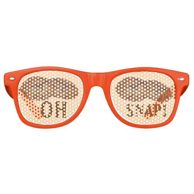 Gafas De Fiesta Retro Oh (Ginger) Snap Amish PA Cookies Holandesas Ginge (Anverso)