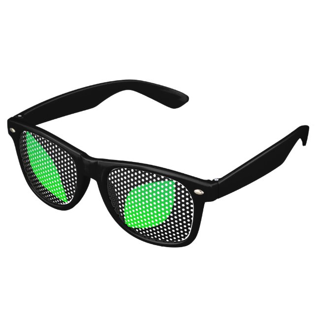 Gafas De Fiesta Retro ojos de gato alienígena (Ángulo)