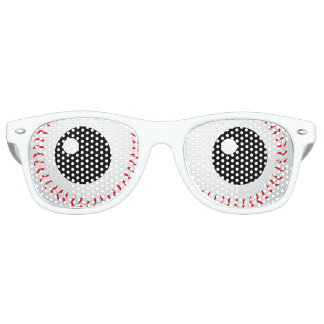 Gafas De Fiesta Retro Ojos divertidos de béisbol | Humor