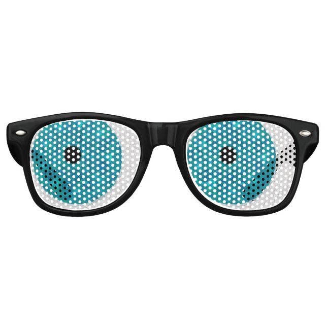 Gafas De Fiesta Retro Ojos fríos (Anverso)