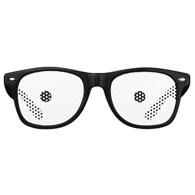 Gafas De Fiesta Retro Ojos personalizados (Anverso)