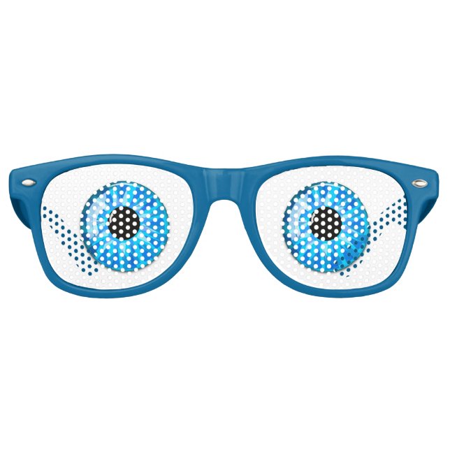 Gafas De Fiesta Retro Ojos sorprendidos (Anverso)