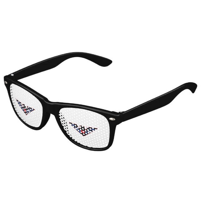 Gafas De Fiesta Retro Orgullo de Águila de Cuero (Ángulo)