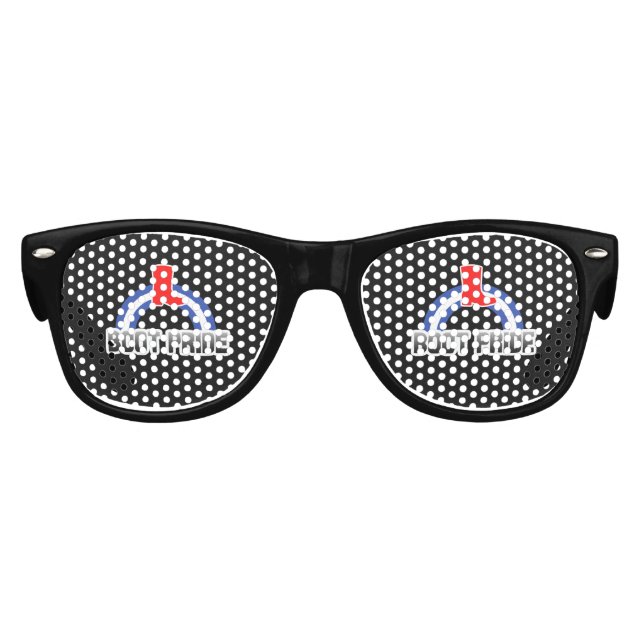 Gafas De Fiesta Retro Orgullo de Boot (Anverso)