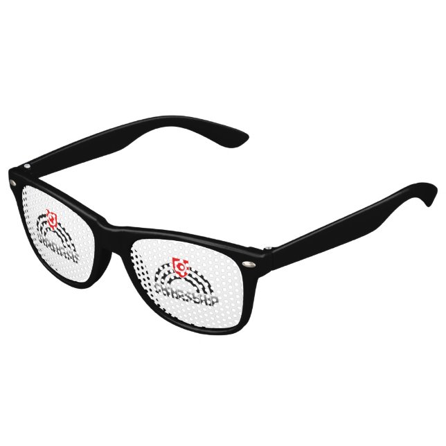 Gafas De Fiesta Retro Orgullo de Propiedad (Ángulo)