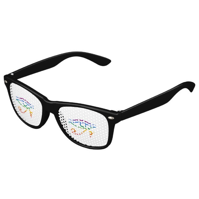 Gafas De Fiesta Retro Orgullo gay gótico (Ángulo)