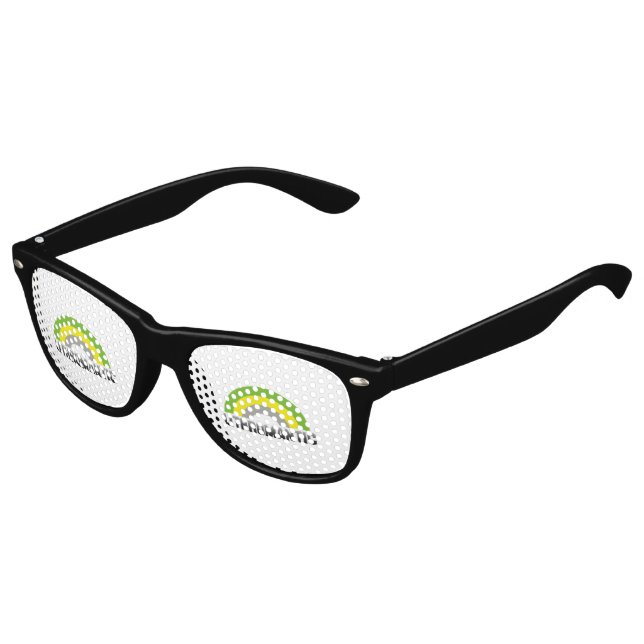 Gafas De Fiesta Retro Orgullo litromántico (Ángulo)
