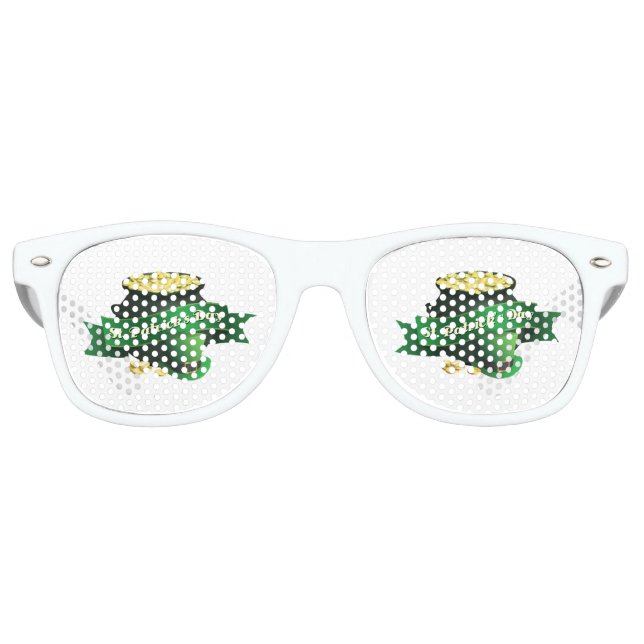 Gafas De Fiesta Retro Oro (Anverso)
