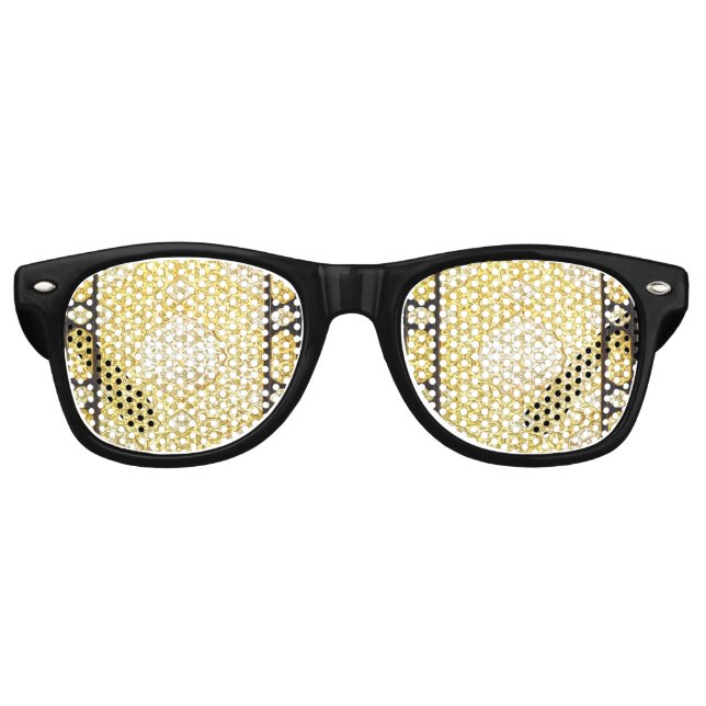 Gafas De Fiesta Retro Oro sagrado de otoño (Anverso)