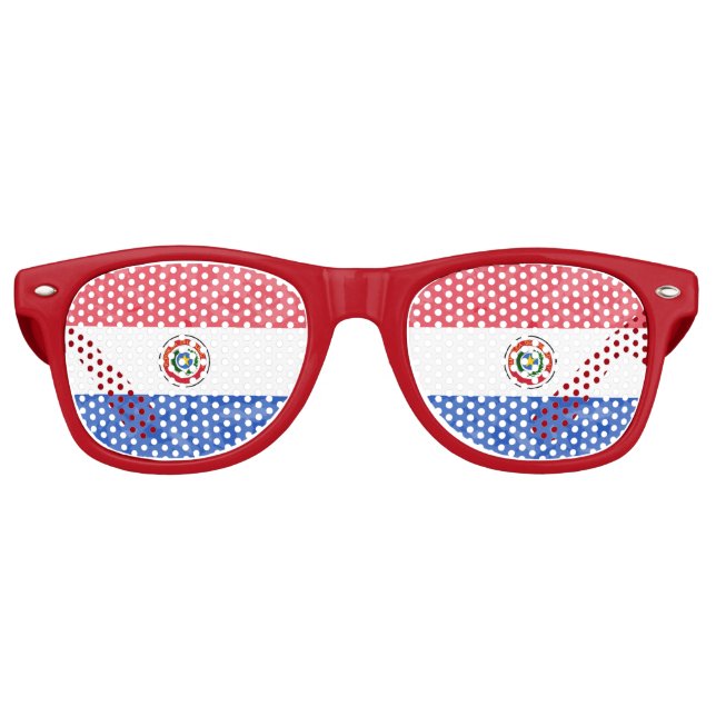 Gafas De Fiesta Retro Paraguay (Anverso)
