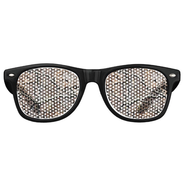 Gafas De Fiesta Retro Patrón de camuflaje de caza 8 (Anverso)