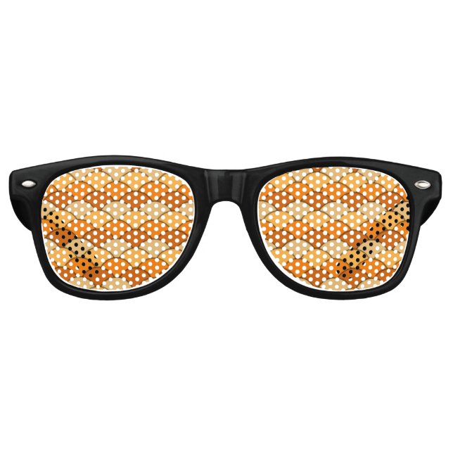 Gafas De Fiesta Retro Patrón de escalado de peces japonés (Anverso)
