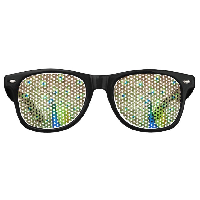 Gafas De Fiesta Retro Peacock (Anverso)
