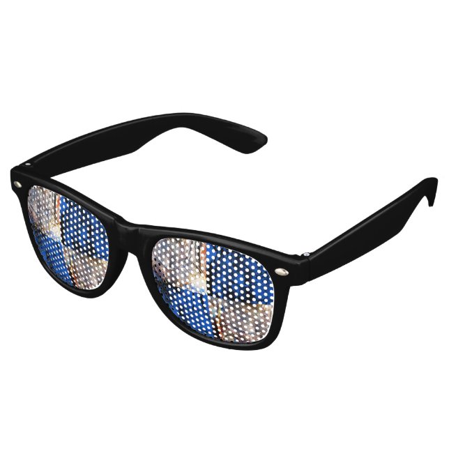 Gafas De Fiesta Retro pecho de carnaval (Ángulo)