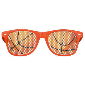 Gafas De Fiesta Retro Pelota de baloncesto | Ventilador deportivo