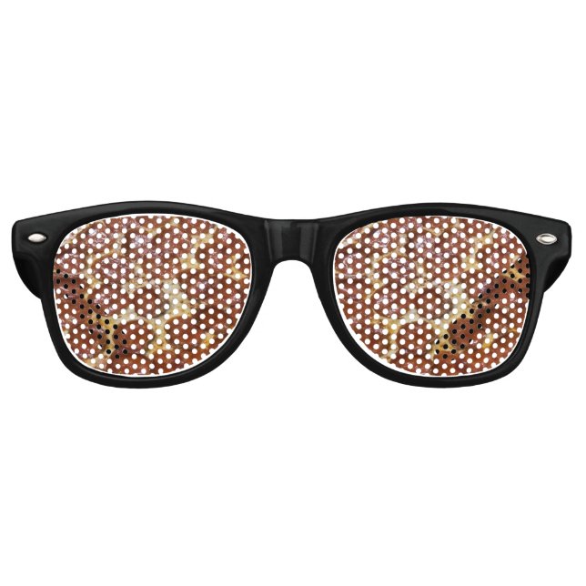 Gafas De Fiesta Retro Pepperoni Pizza (Anverso)