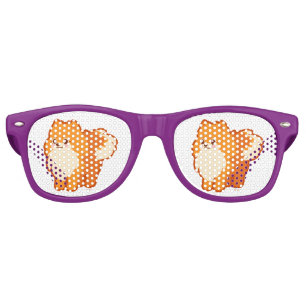 Gafas De Fiesta Retro Perro Cute Kawaii Pomeranian