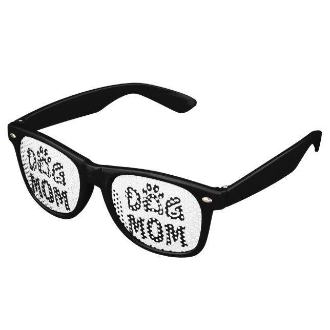 Gafas De Fiesta Retro Perro Mamá (Ángulo)