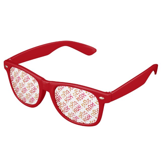 Gafas De Fiesta Retro Perro Mamá (Ángulo)