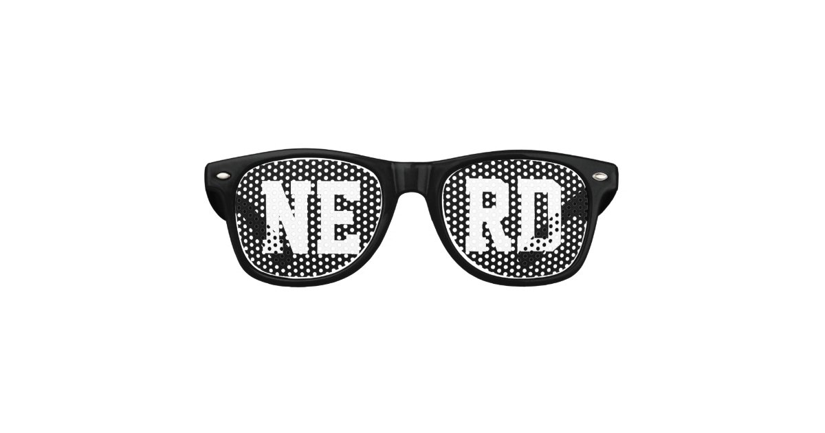 Gafas De Fiesta Retro Personalizado Con Su Palabra De Cuatro Letras Zazzle Es