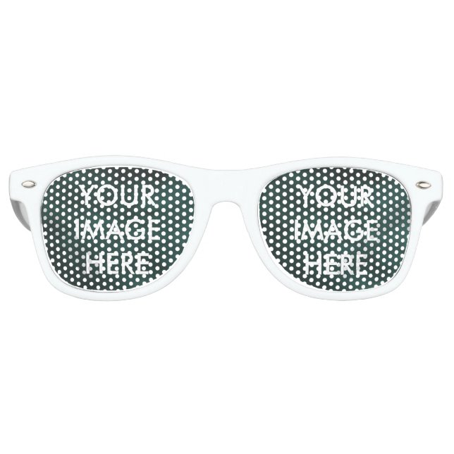 Gafas De Fiesta Retro Personalizado personalizado tu propio retro fotogr (Anverso)