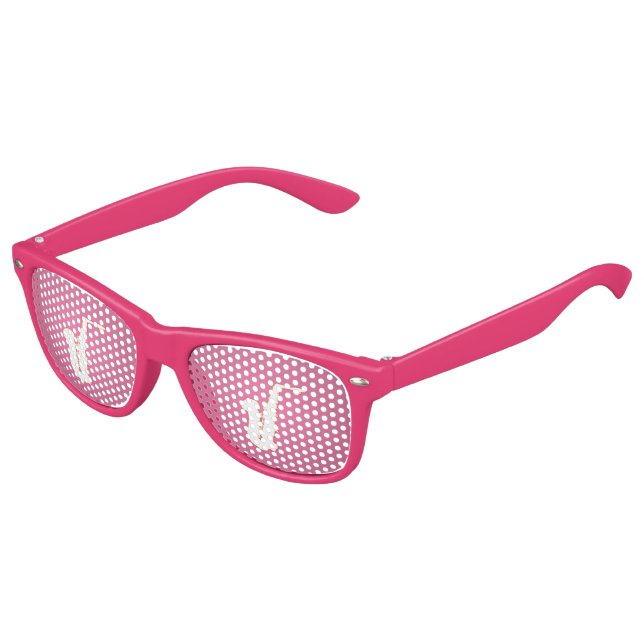 Gafas De Fiesta Retro Personalizado saxofón (Ángulo)