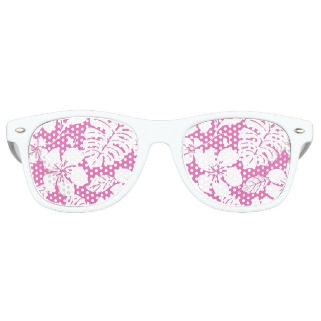 GAFAS DE FIESTA RETRO PINK BIKINI (ROPA FLAMINGO) (Anverso)