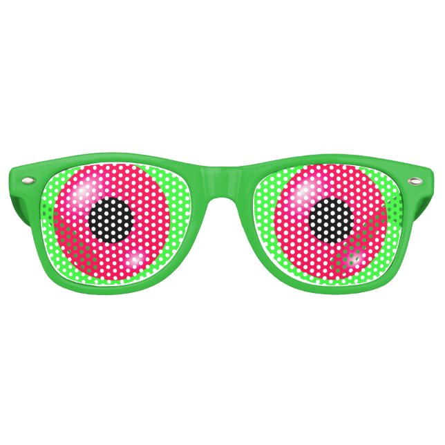 Gafas De Fiesta Retro Pink Eyeballs (Anverso)