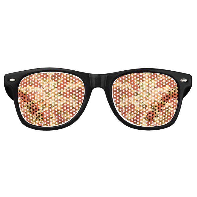 Gafas De Fiesta Retro pizza de Pepperoni (Anverso)
