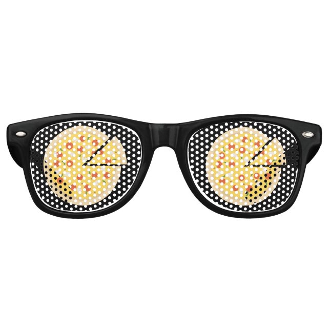 GAFAS DE FIESTA RETRO PIZZA FUNNY FIESTA SUNGLASSES (Anverso)
