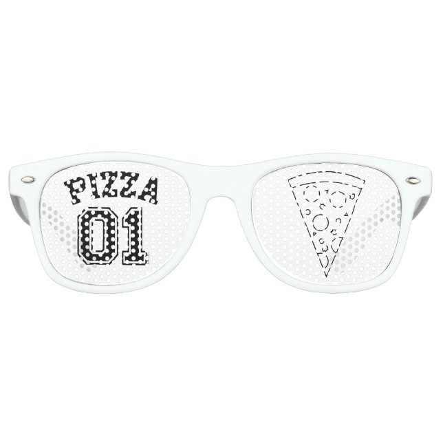 Gafas De Fiesta Retro Pizza Glasses (Anverso)