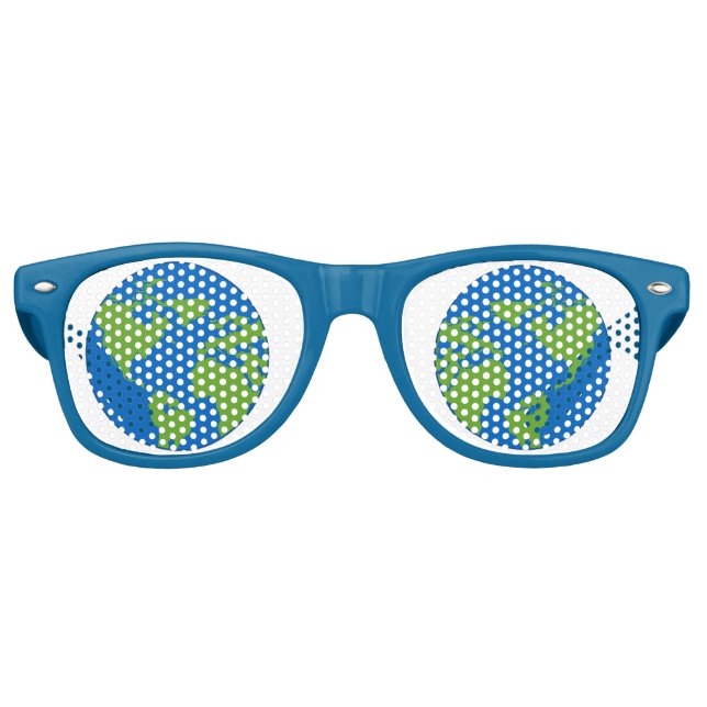 Gafas De Fiesta Retro Planeta Tierra de Guay (Anverso)