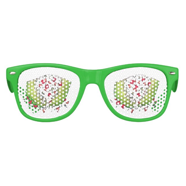 Gafas De Fiesta Retro Platos clásicos de ensalada Iceberg Lettuce Wedge (Anverso)