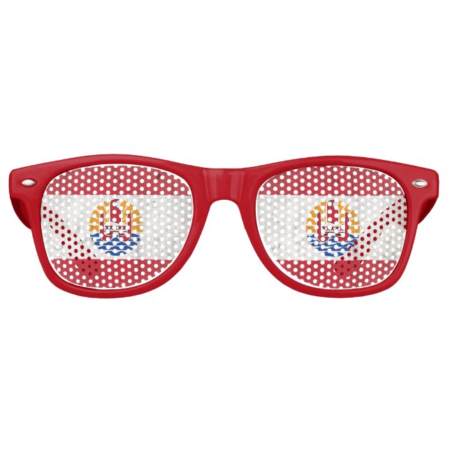 Gafas De Fiesta Retro Polinesia Francesa (Anverso)