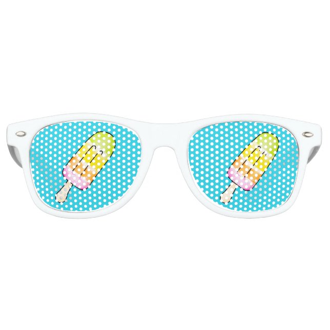 Gafas De Fiesta Retro Popsicle (Anverso)