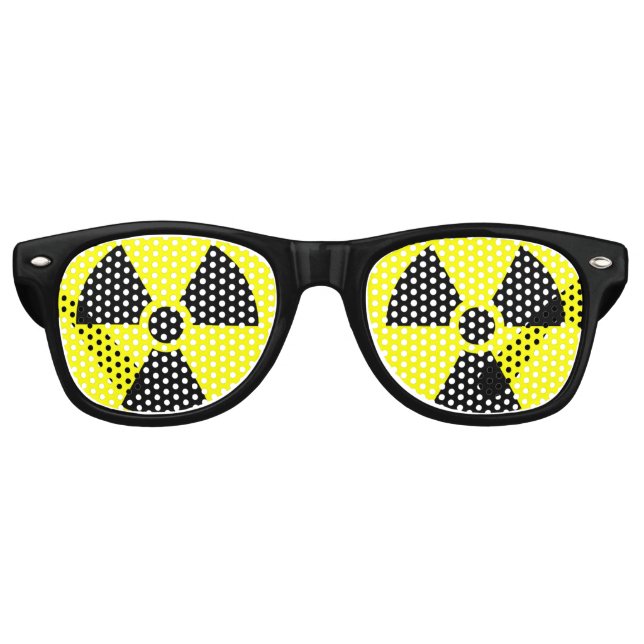 Gafas De Fiesta Retro Radioactivo (Anverso)