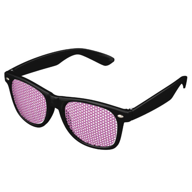 Gafas De Fiesta Retro Rosa Dizzy (Ángulo)